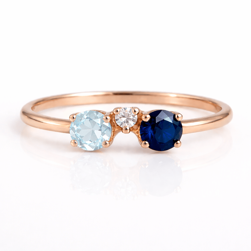 Dual Birthstone Ring Duri - SOVATS