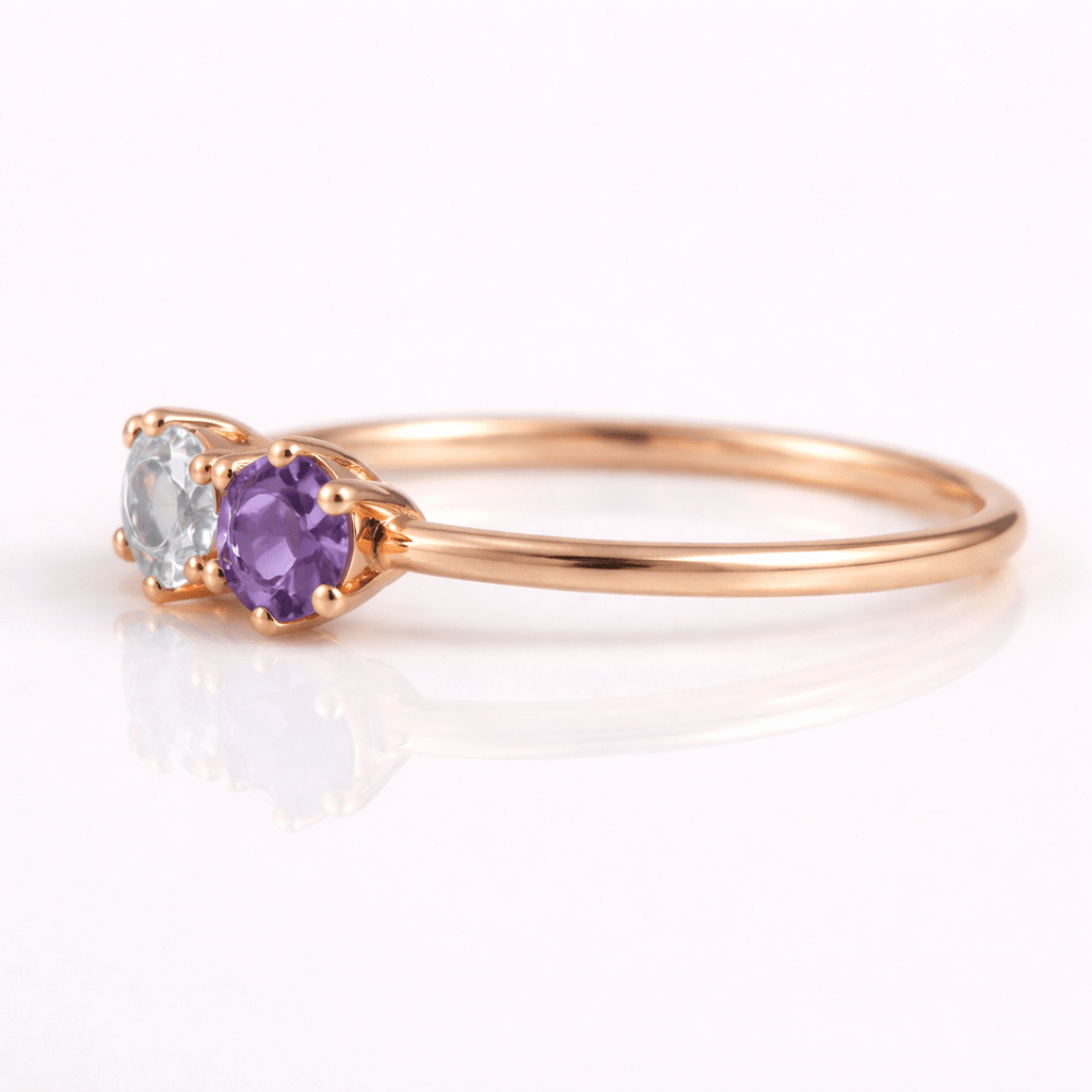 Dual Birthstone Ring Visser - SOVATS