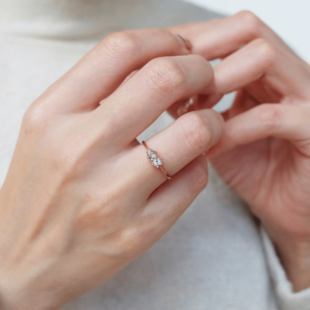 Dual Birthstone Ring Visser - SOVATS