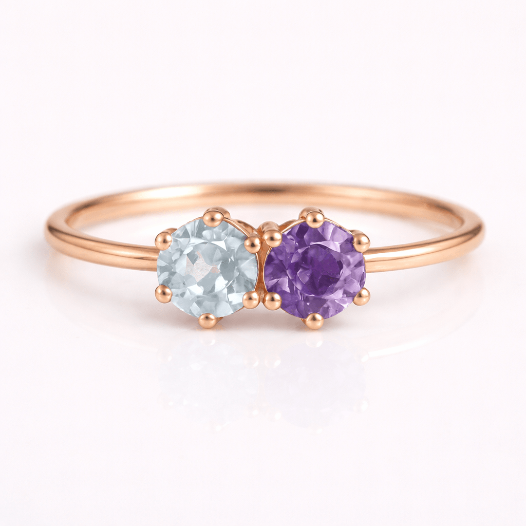 Dual Birthstone Ring Visser - SOVATS