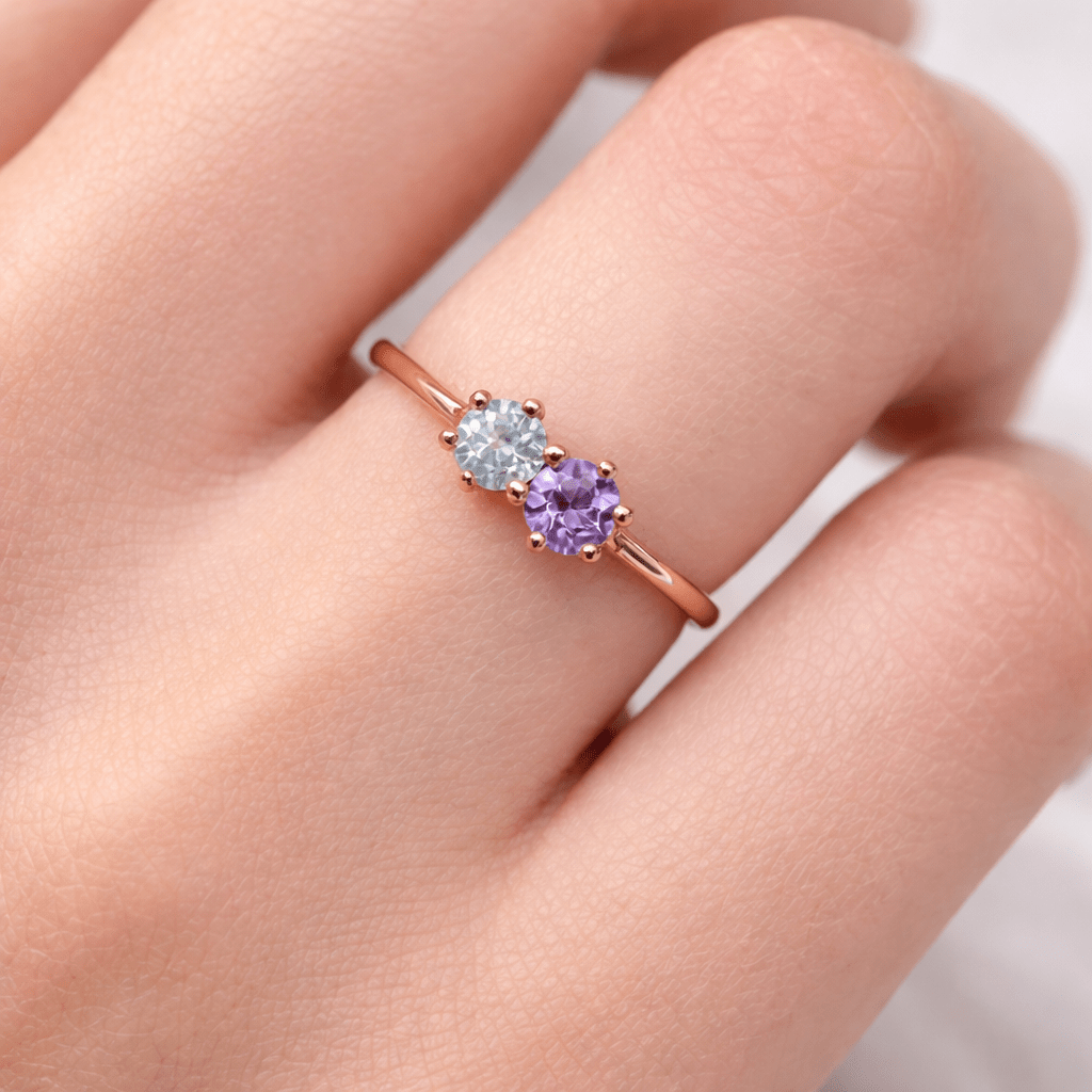 Dual Birthstone Ring Visser - SOVATS