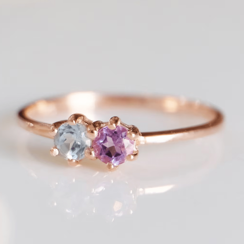 Dual Birthstone Ring Visser - SOVATS