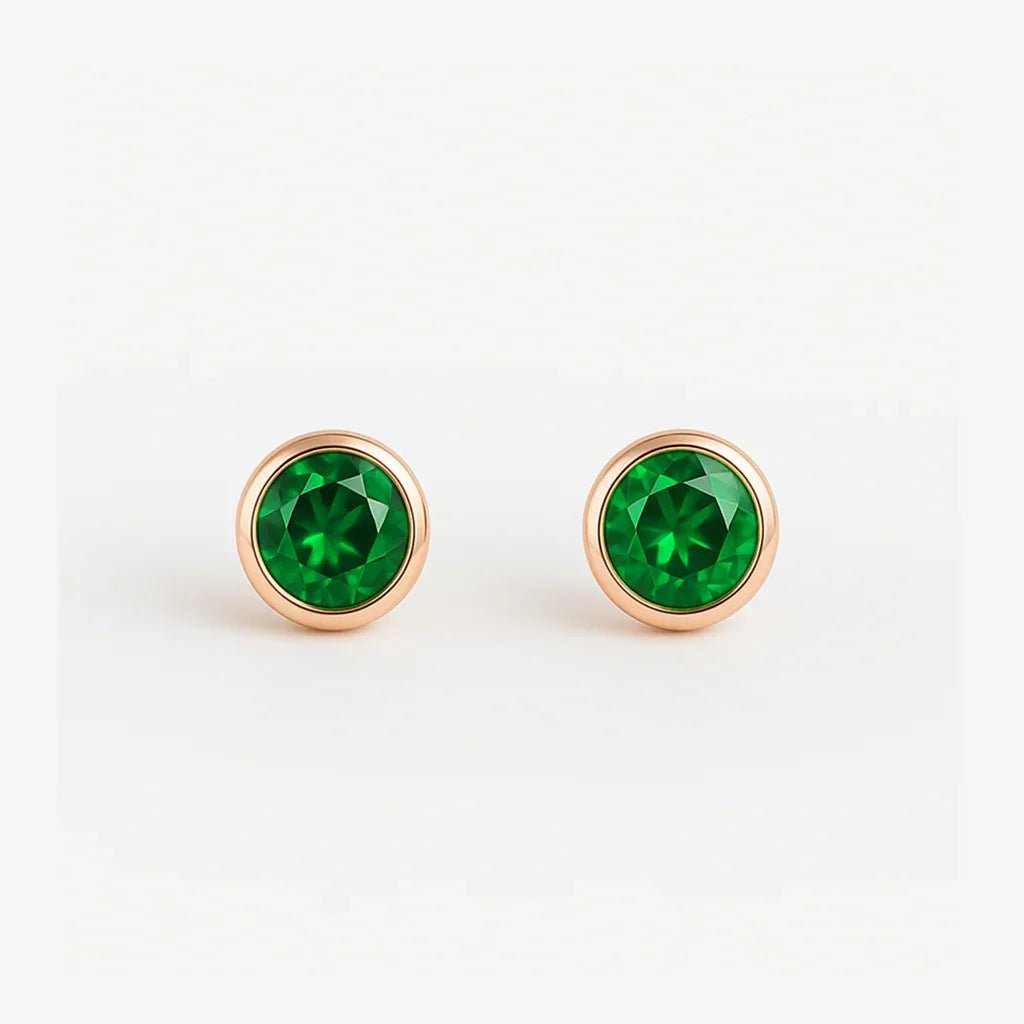 Emerald Earrings Edda - SOVATS