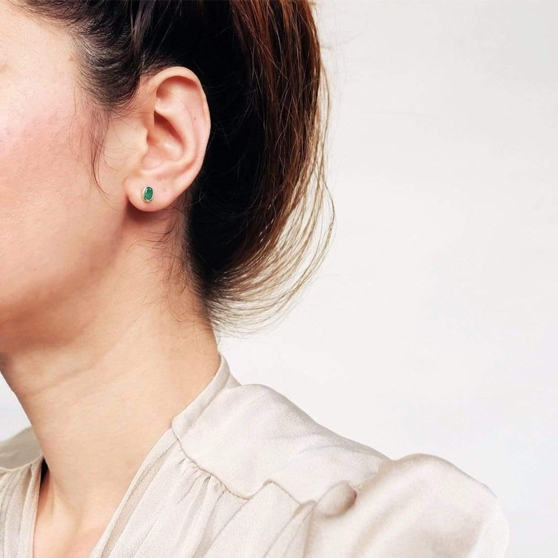 Emerald Earrings Nina - SOVATS