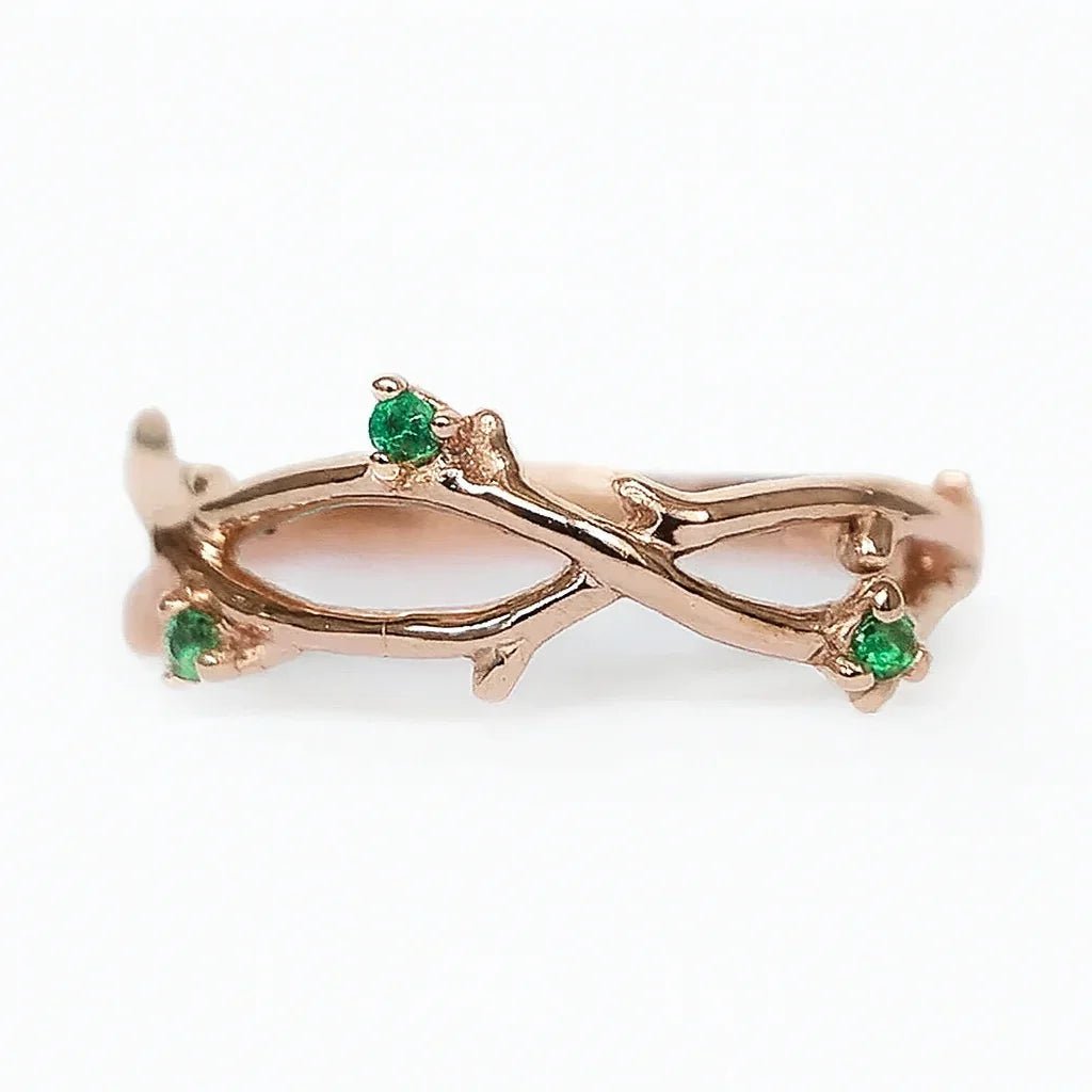 Emerald Leaf Ring Sage - SOVATS