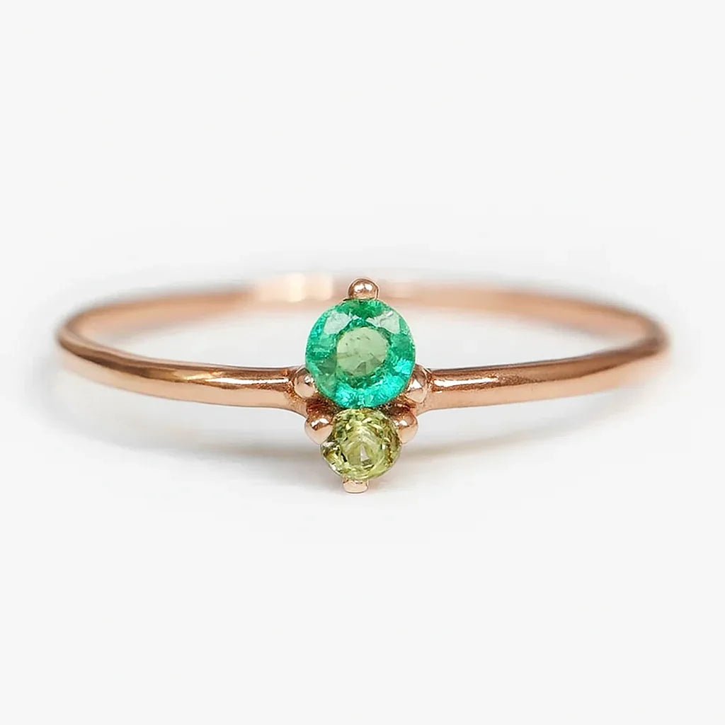 Emerald Peridot Ring Harmonie - SOVATS