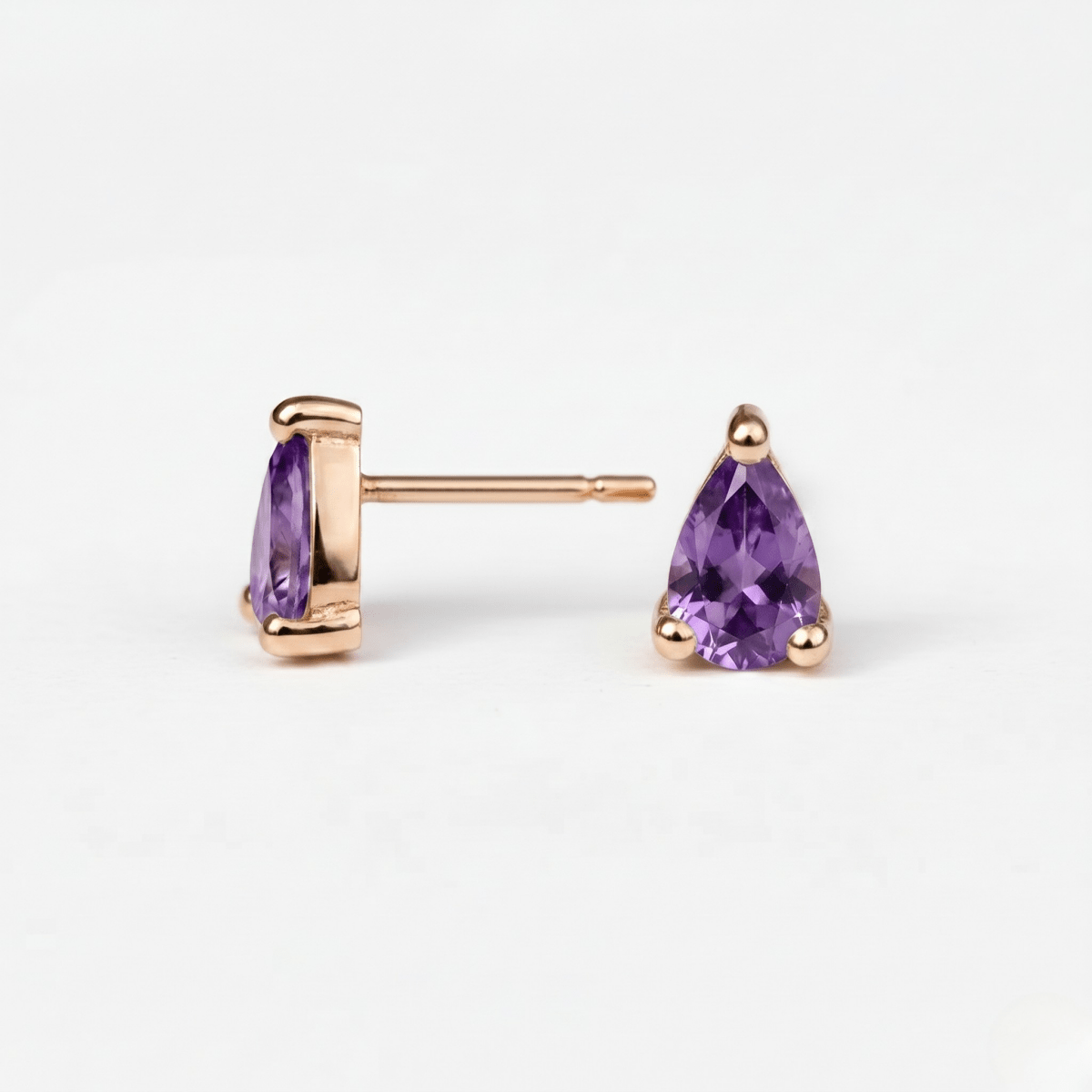 February's Birthstone Earrings Addie - SOVATS