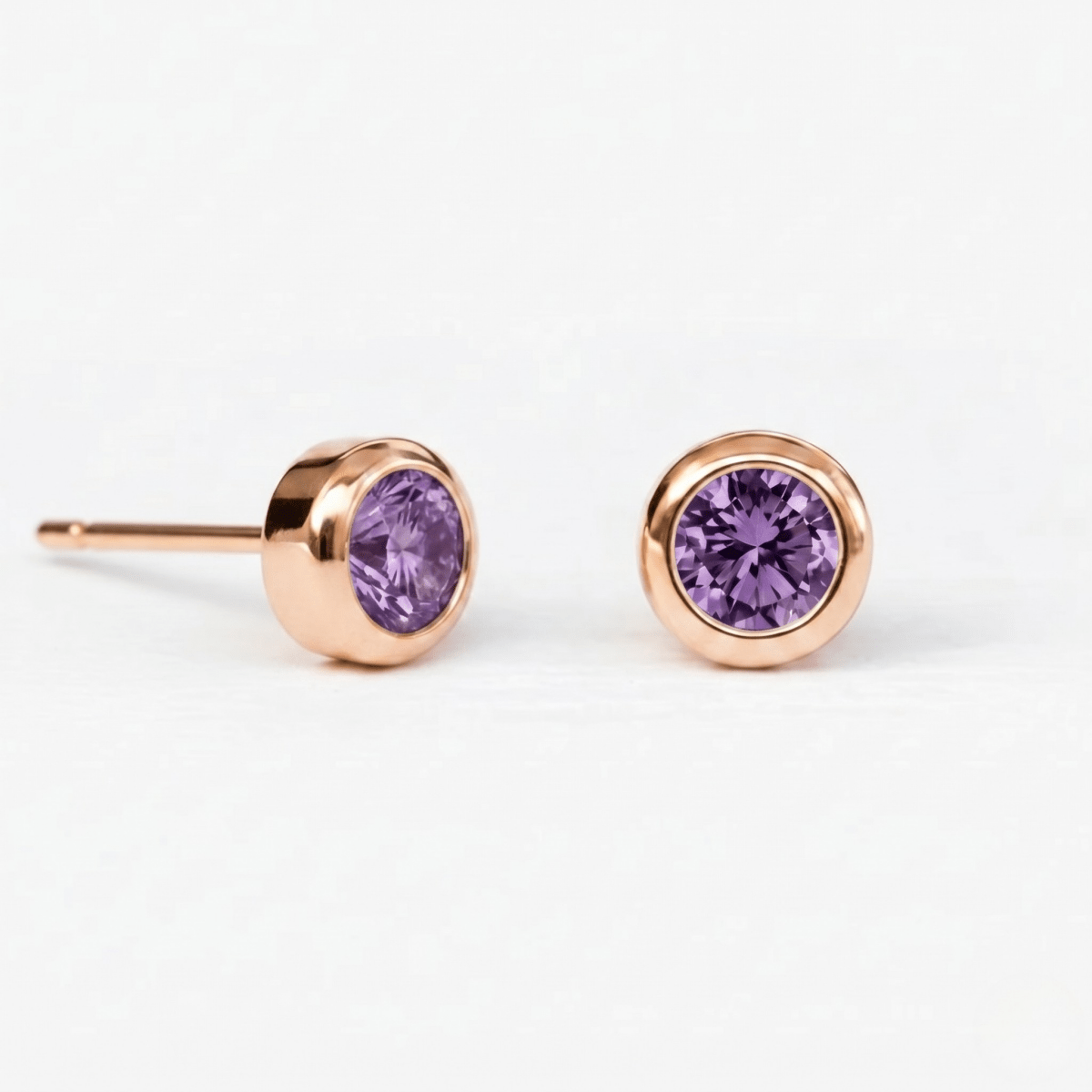 February's Birthstone Earrings Edda - SOVATS