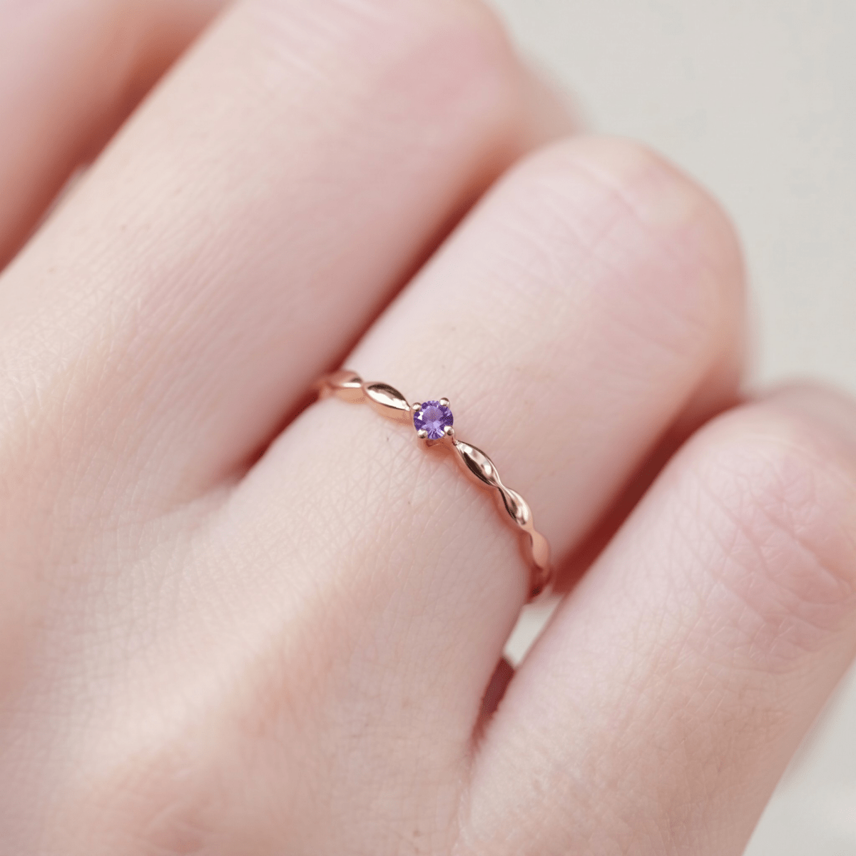 February's Birthstone Ring Amelia - SOVATS