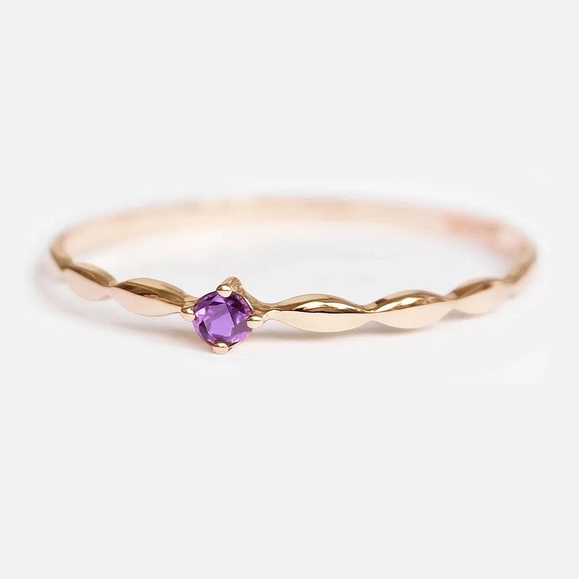 February's Birthstone Ring Amelia - SOVATS