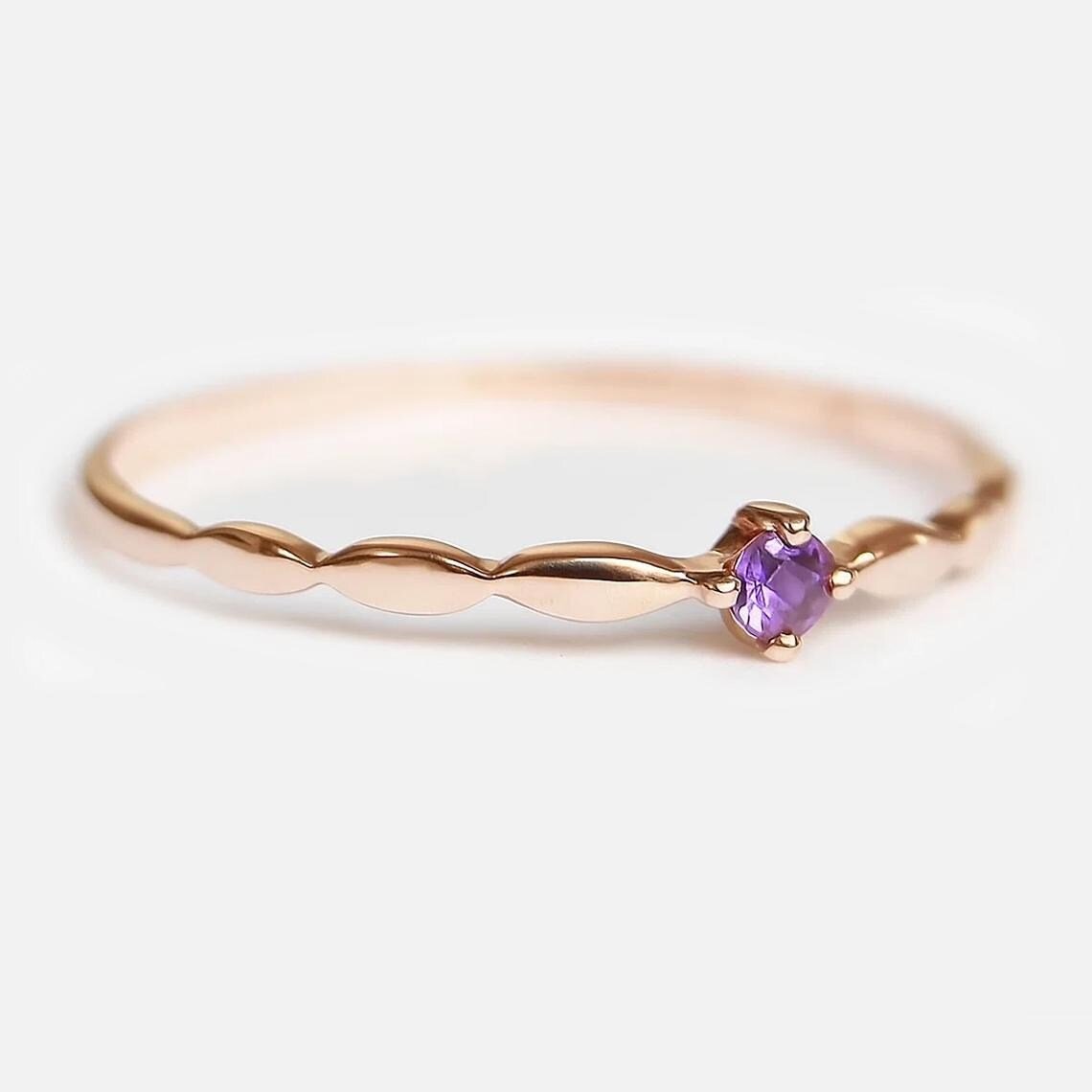 February's Birthstone Ring Amelia - SOVATS