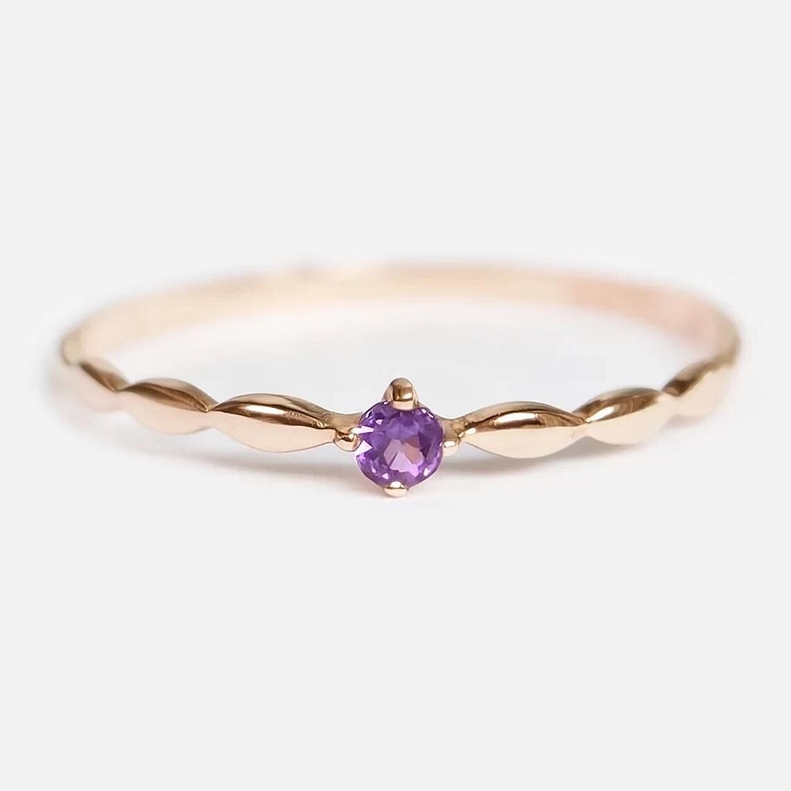 February's Birthstone Ring Amelia - SOVATS