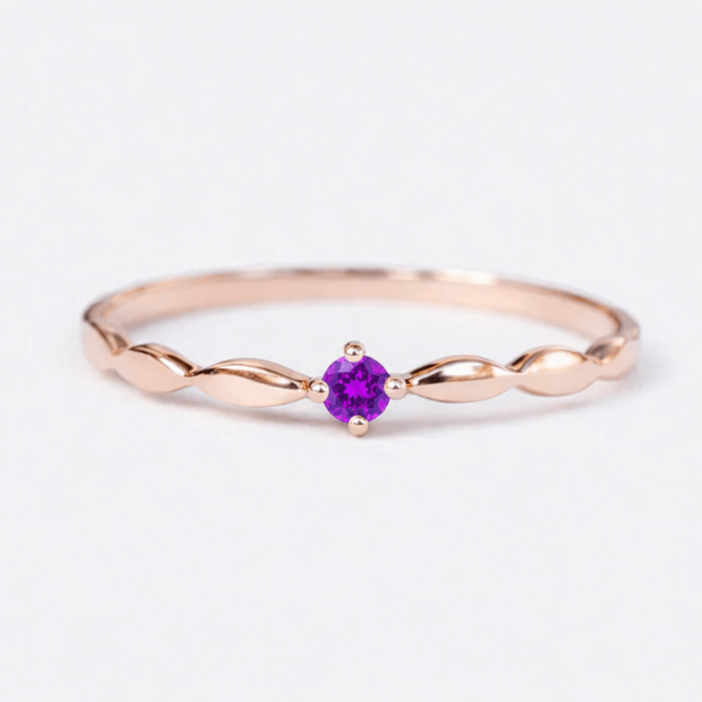 February's Birthstone Ring Amelia - SOVATS