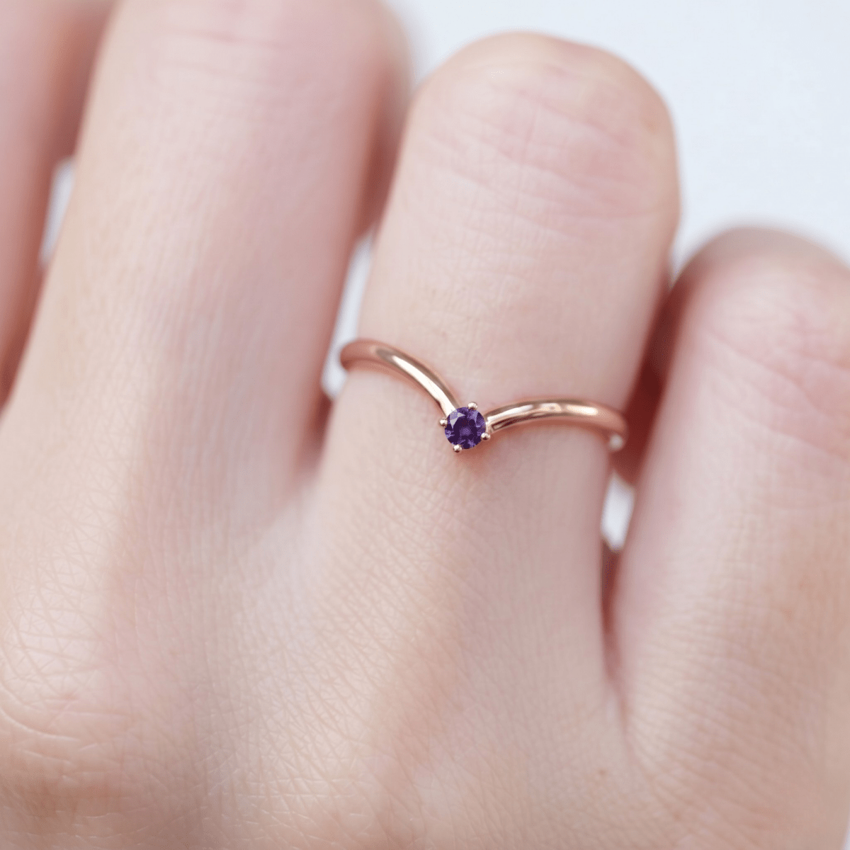 February's Birthstone Ring Beluna - SOVATS