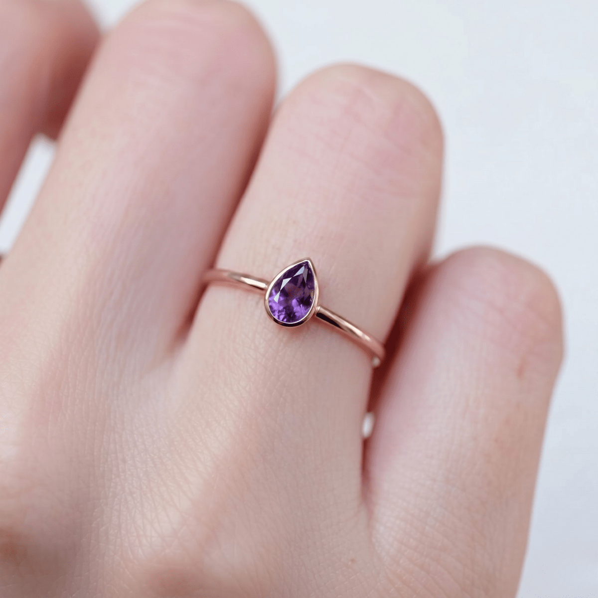 February's Birthstone Ring Bijou - SOVATS
