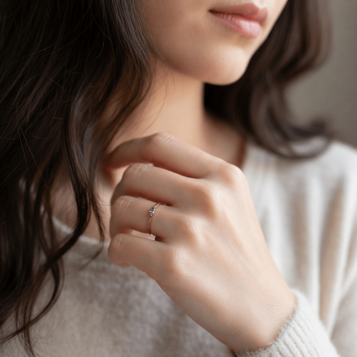 February's Birthstone Ring Cecilia - SOVATS