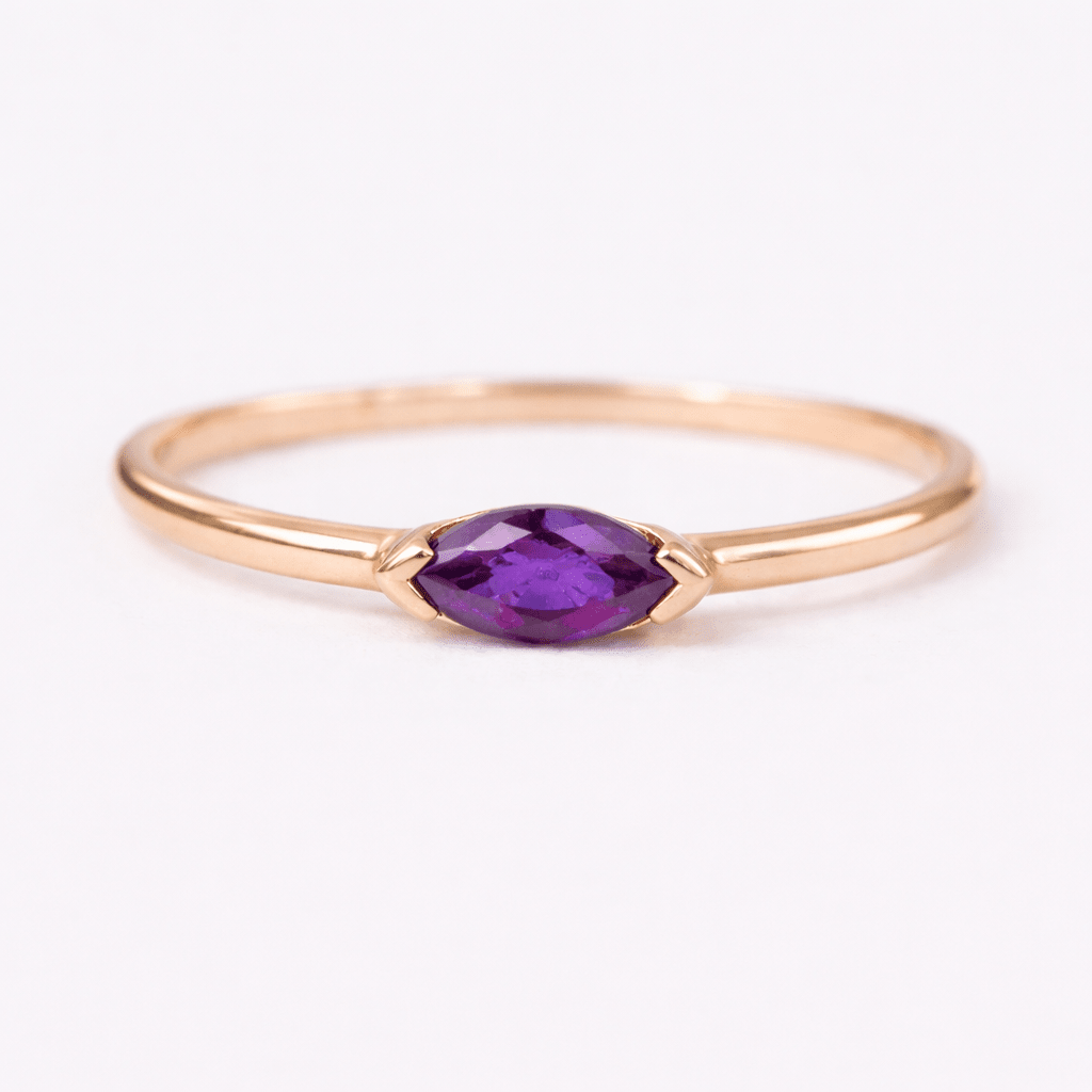 February's Birthstone Ring Cecilia - SOVATS