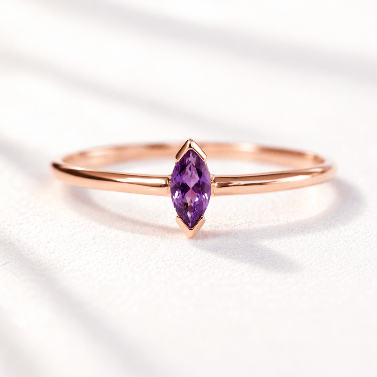 February's Birthstone Ring Sana - SOVATS