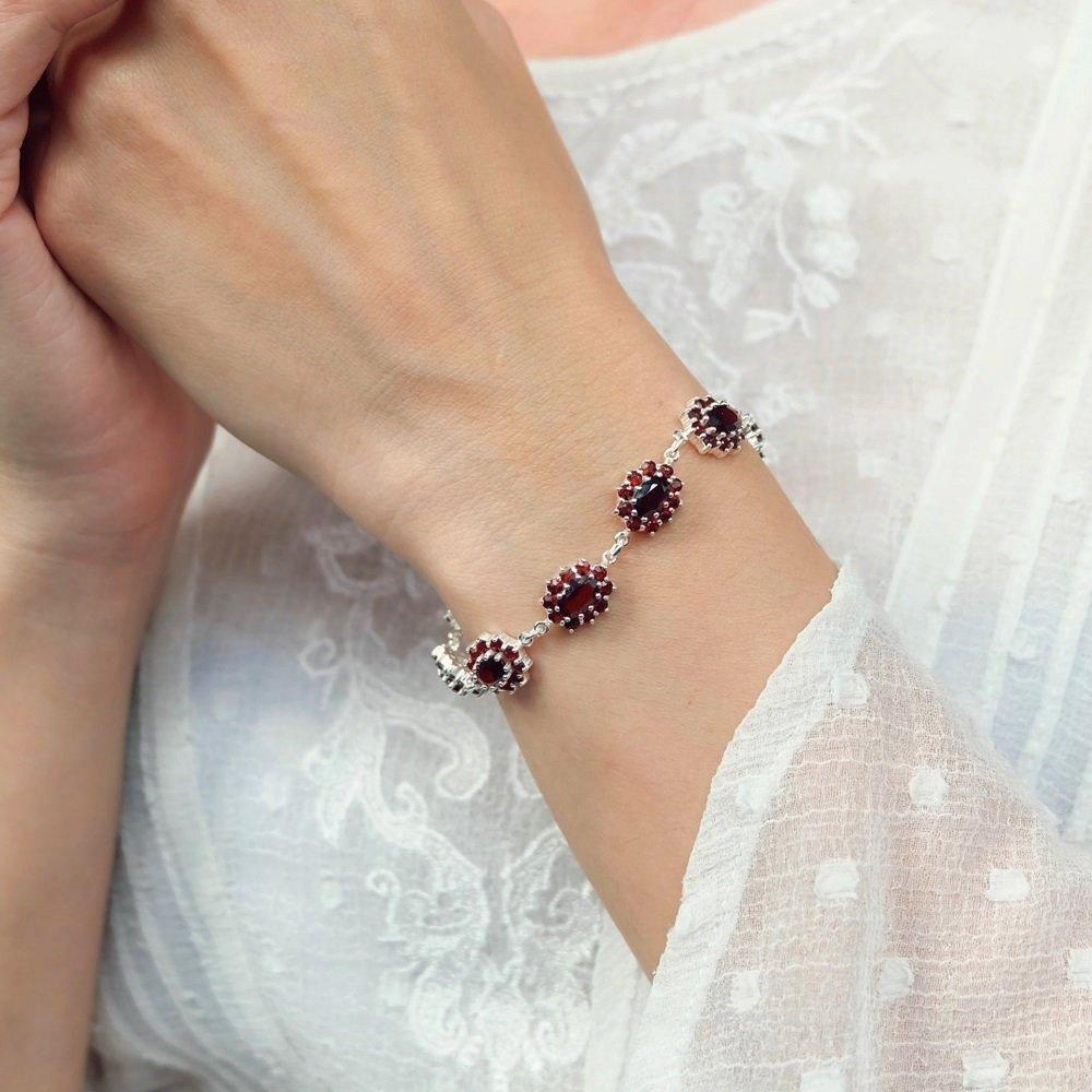 Garnet Bracelet Gianna - SOVATS
