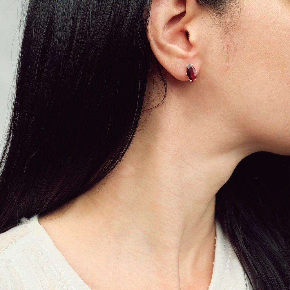 Garnet Earring Tania - SOVATS