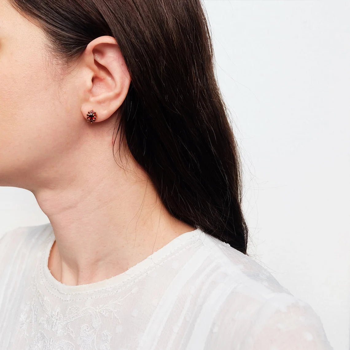 Garnet Earrings Belma - SOVATS