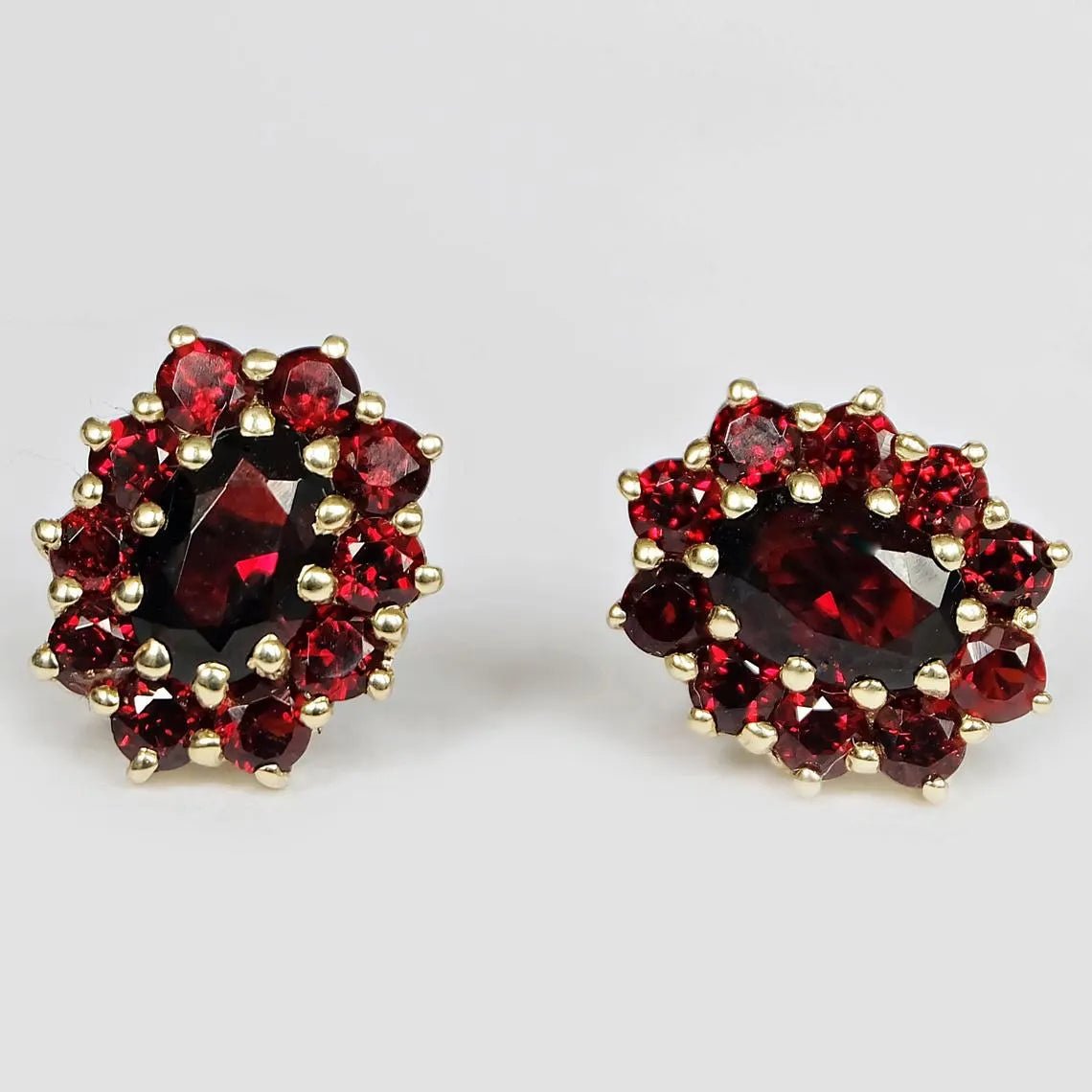Garnet Earrings Belma - SOVATS