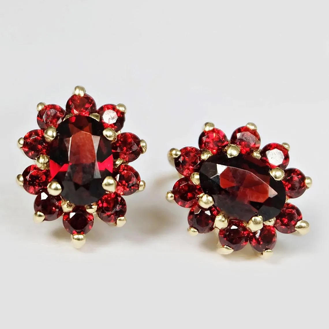 Garnet Earrings Belma - SOVATS
