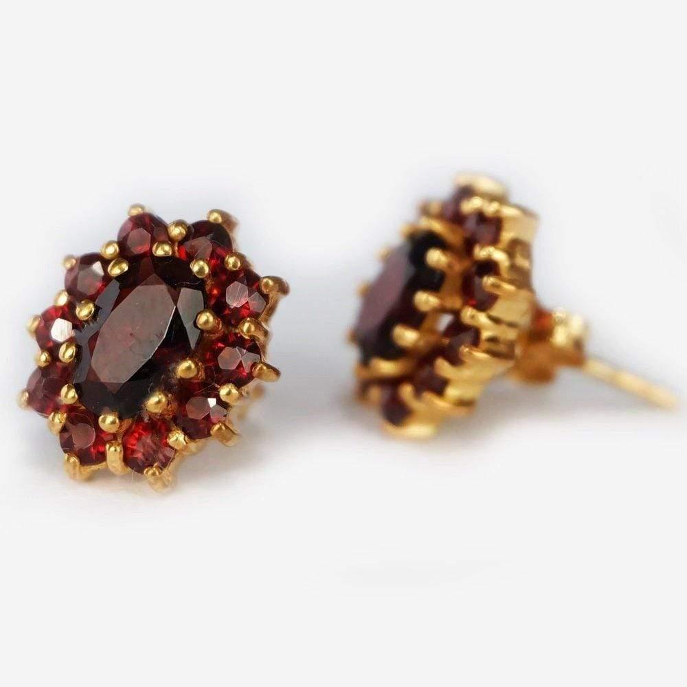 Garnet Earrings Belma - SOVATS
