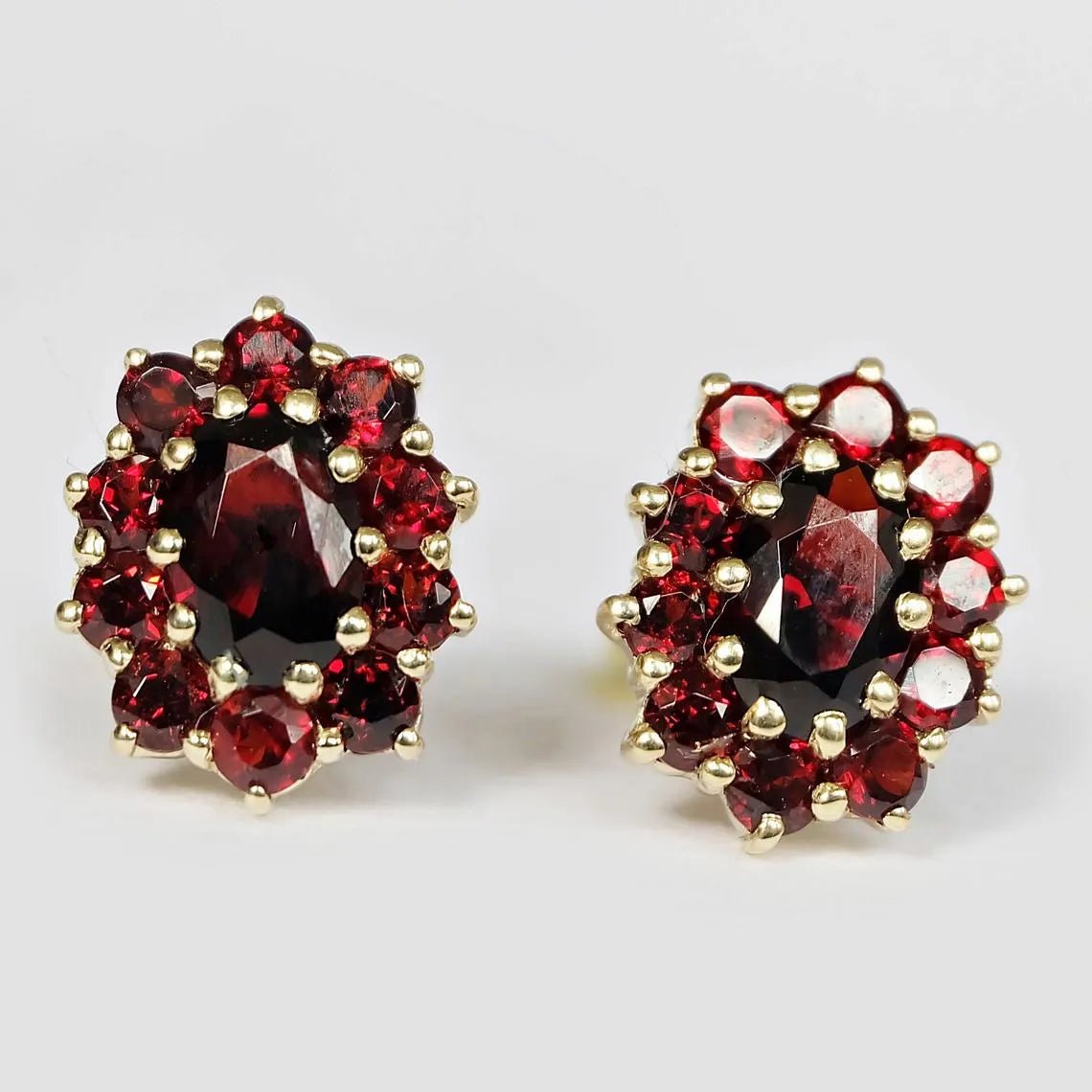 Garnet Earrings Belma - SOVATS