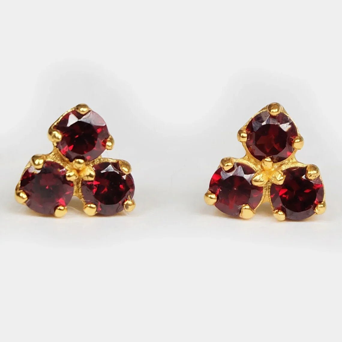 Garnet Earrings Izaro - SOVATS