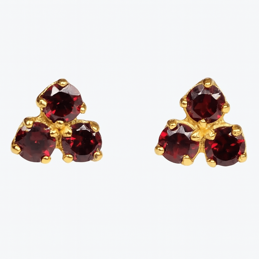 Garnet Earrings Izaro - SOVATS