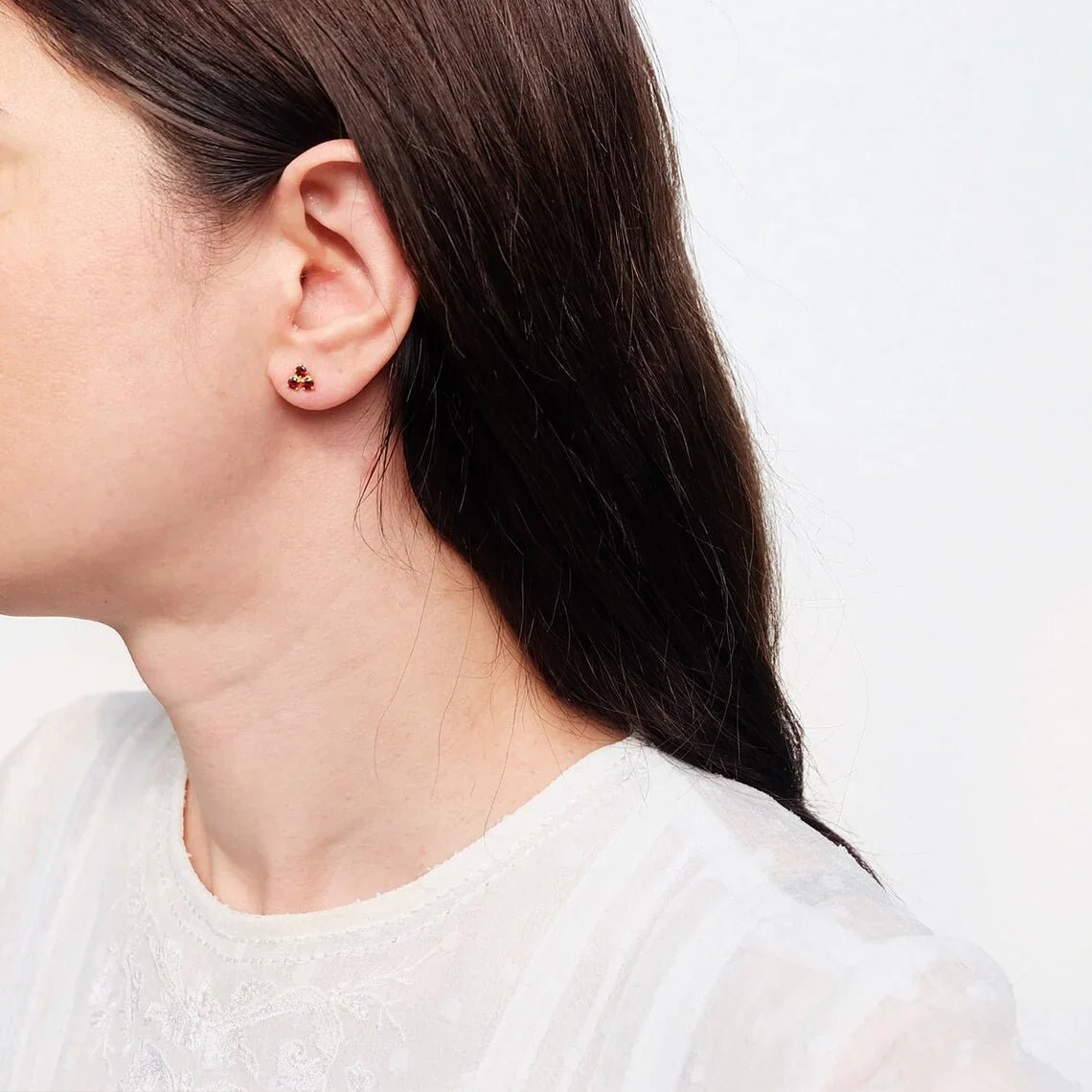 Garnet Earrings Izaro - SOVATS