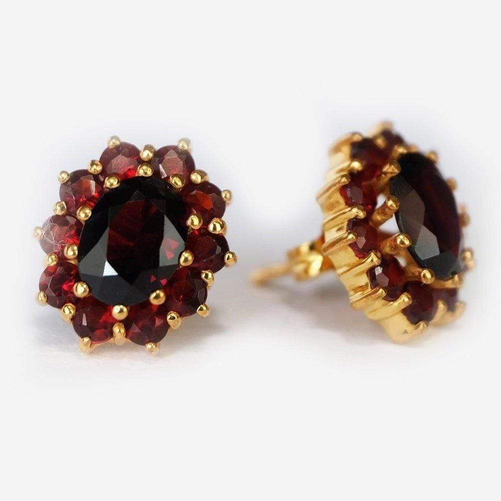 Garnet Earrings Karin - SOVATS