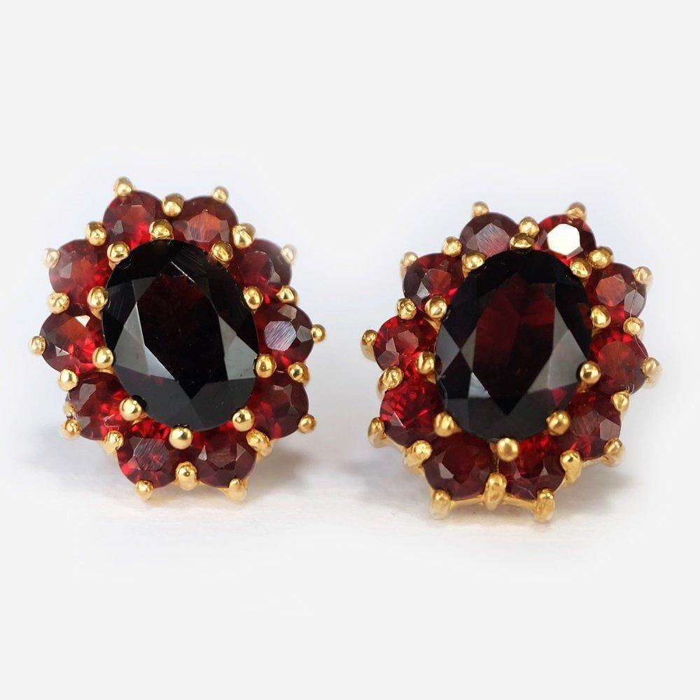 Garnet Earrings Karin - SOVATS