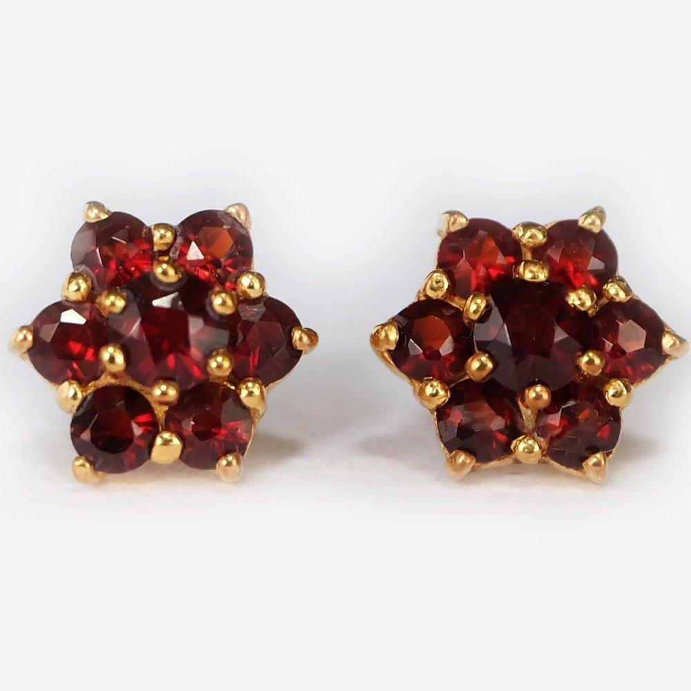 Garnet Earrings Milo - SOVATS