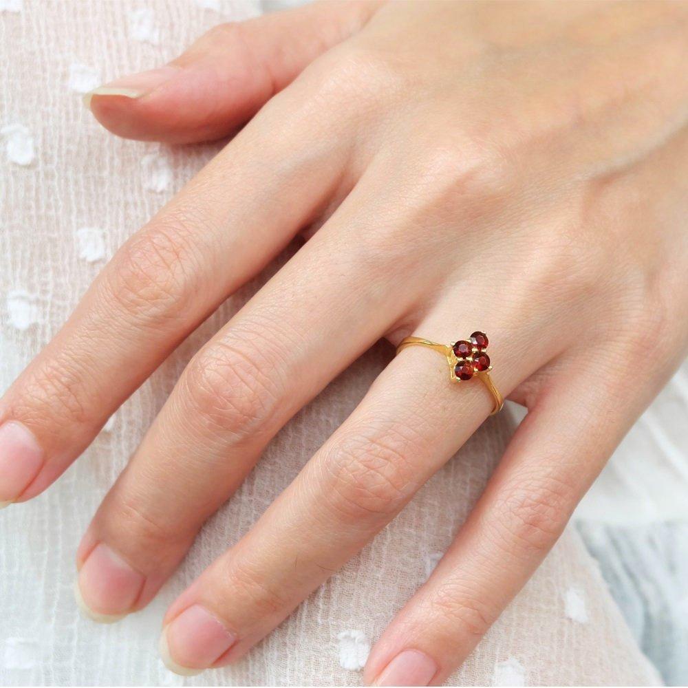 Garnet Ring Jawhara - SOVATS