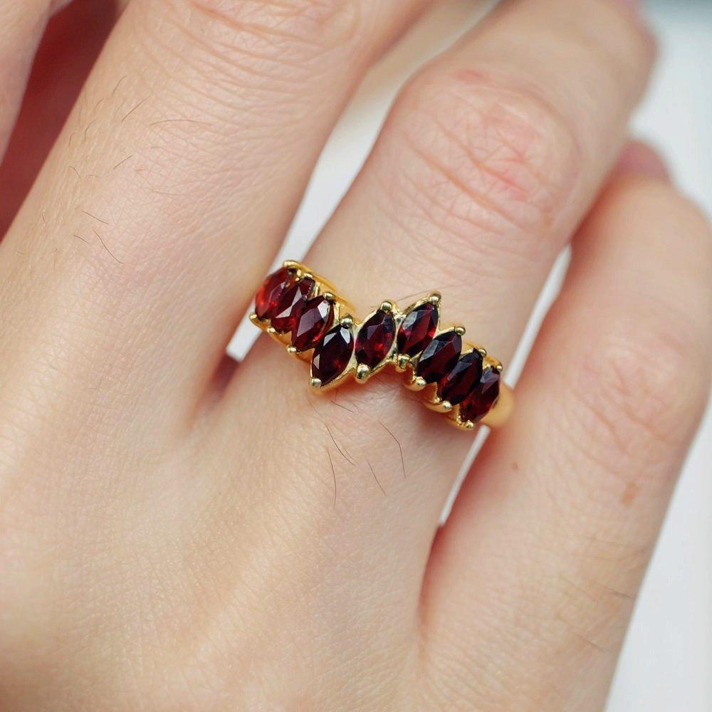 Garnet Ring Nogi - SOVATS