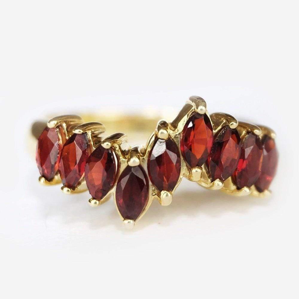 Garnet Ring Nogi - SOVATS