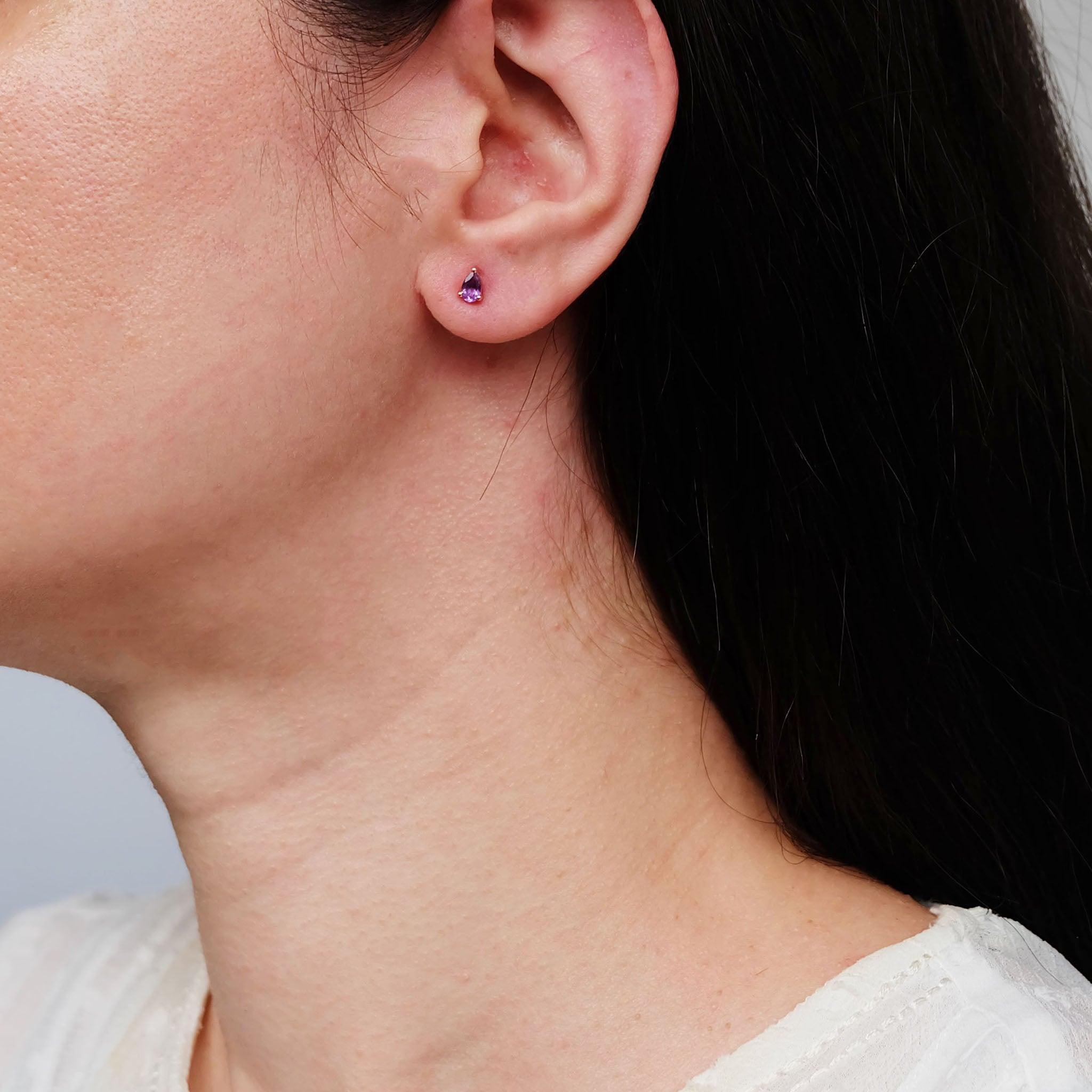 Gift Amethyst Earrings Addie - SOVATS