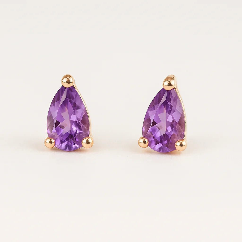 Gift Amethyst Earrings Addie - SOVATS