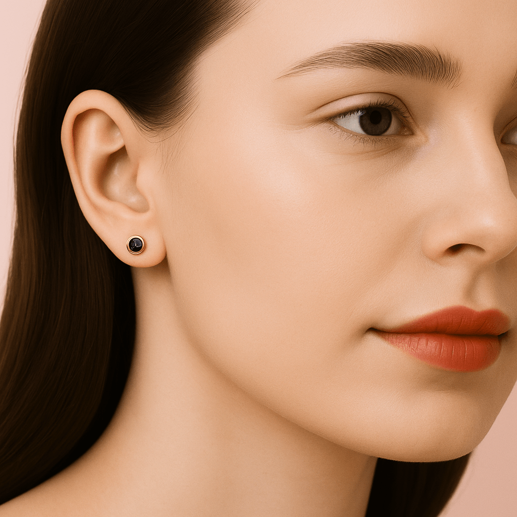 Gift Blue Sapphire Earrings Carina - SOVATS
