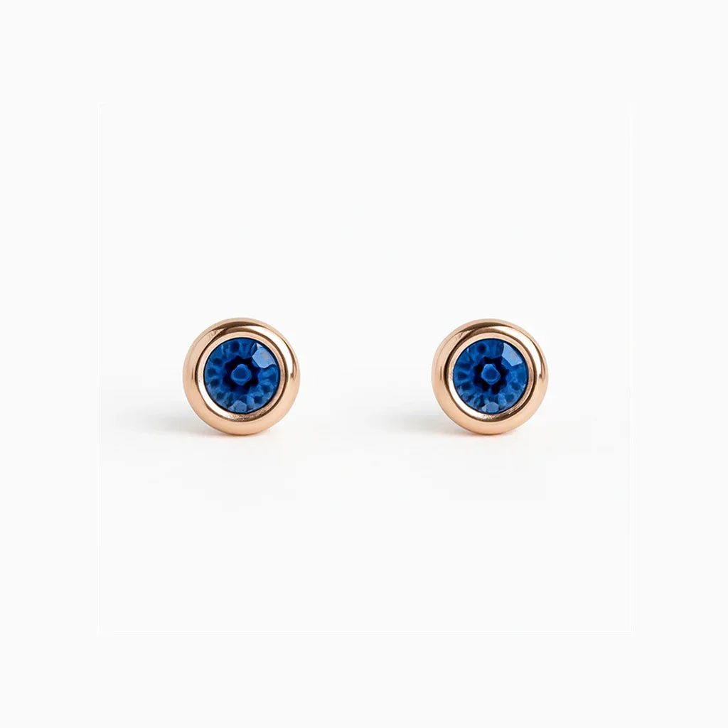 Gift Blue Sapphire Earrings Carina - SOVATS