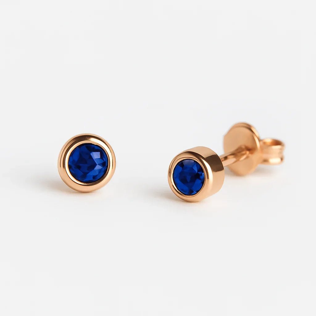 Gift Blue Sapphire Earrings Carina - SOVATS