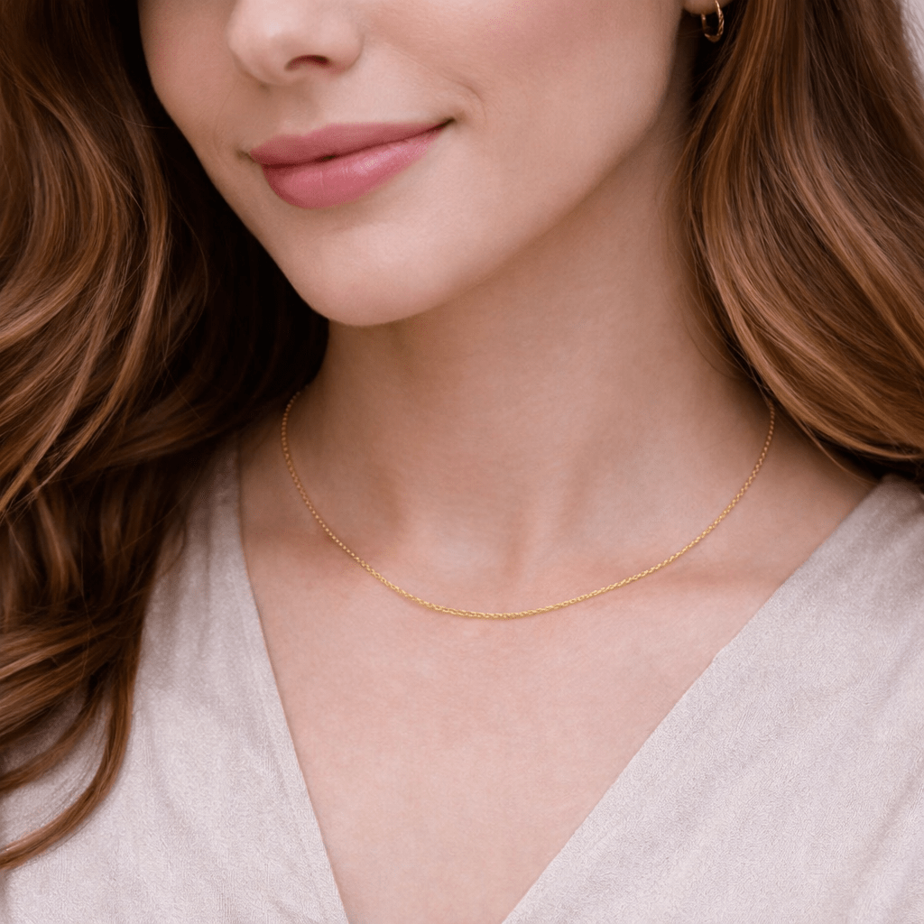 Gift Chain Gold Necklace Narges - SOVATS