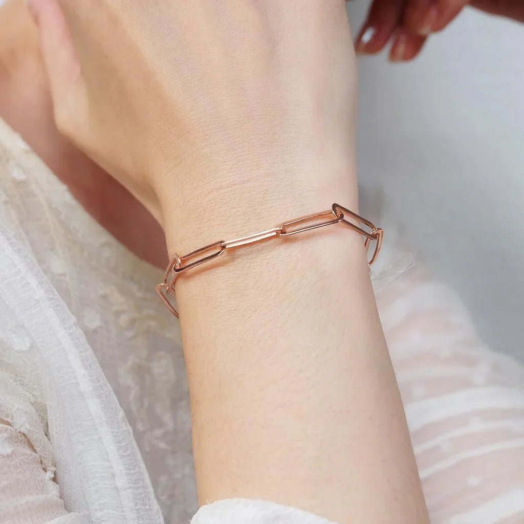 Gift Large Paperclip Bracelet Valerie - SOVATS