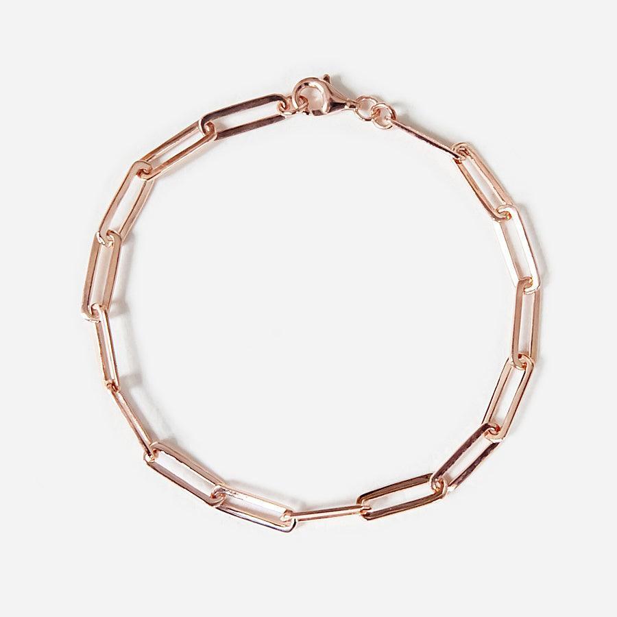 Gift Medium Paperclip Bracelet Valerie - SOVATS