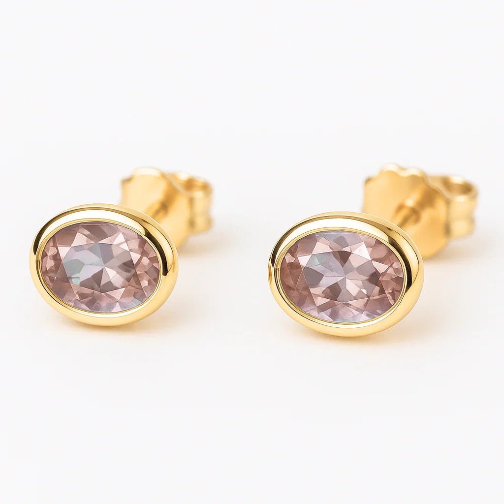 Gift Morganite Earrings Nina - SOVATS