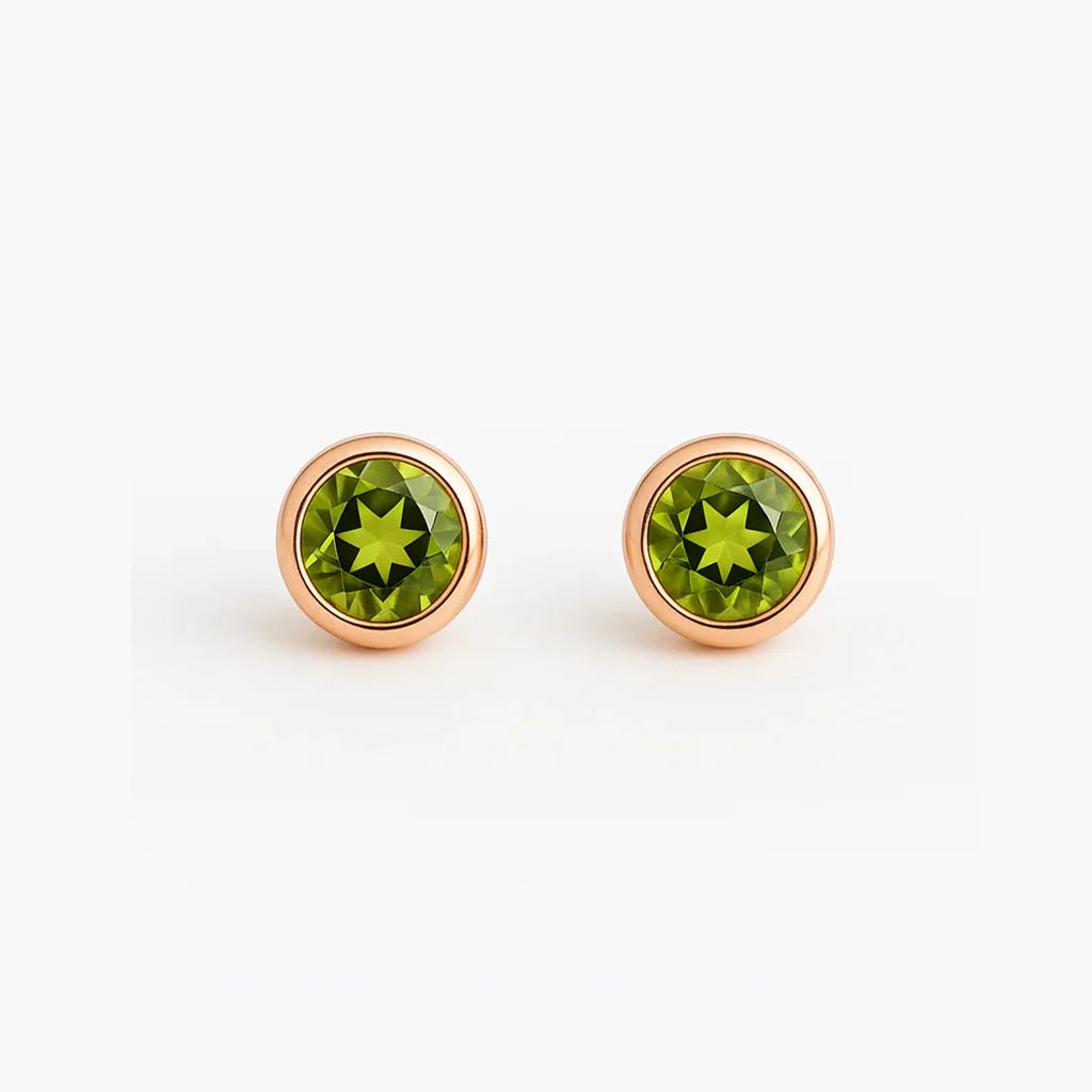 Gift Peridot Earrings Edda - SOVATS