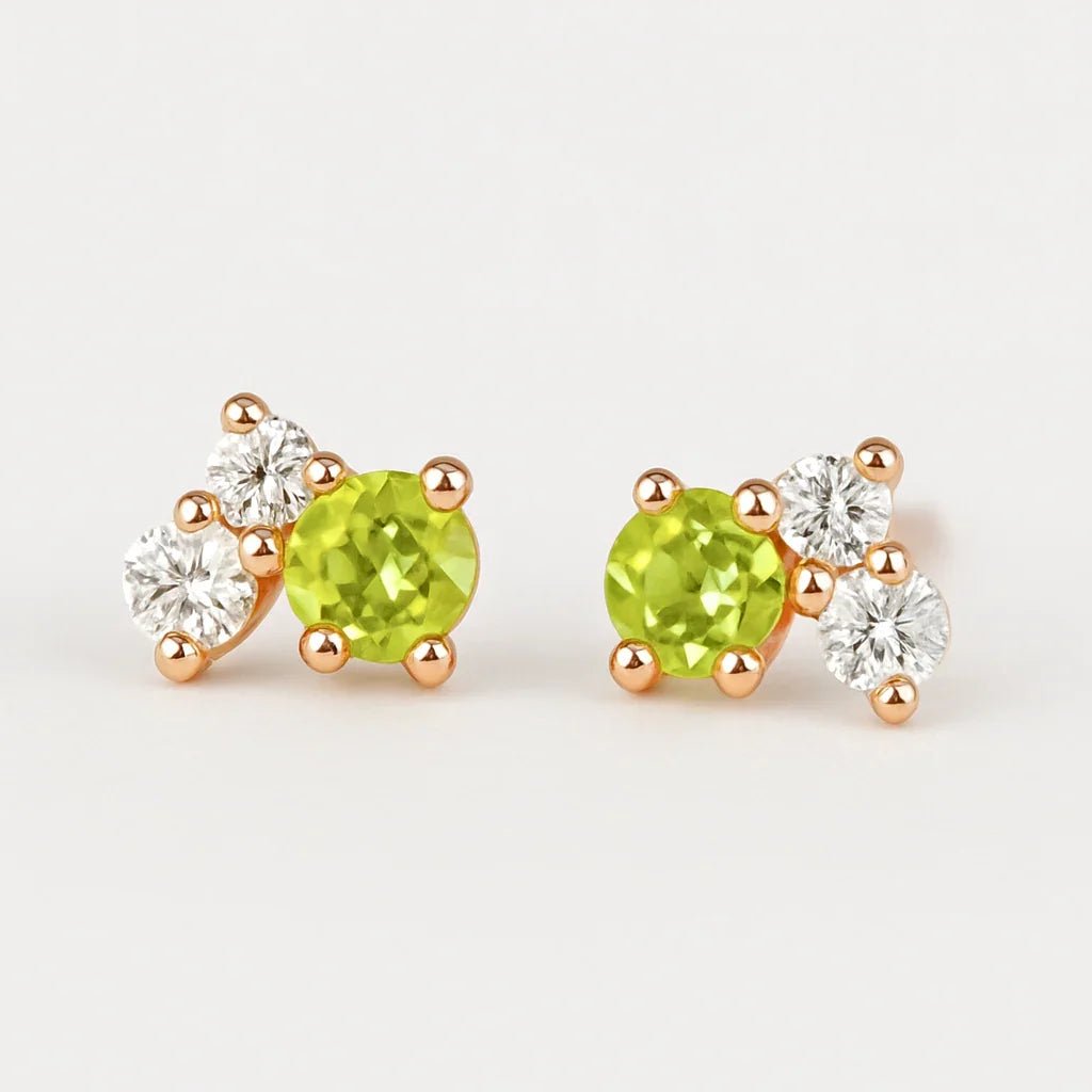 Gift Peridot Earrings Olivia - SOVATS