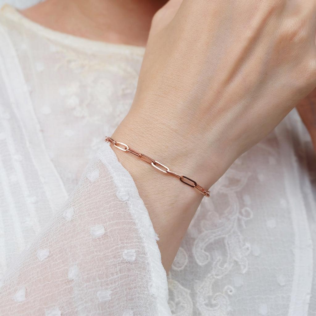 Gift Petite Paperclip Bracelet Valerie - SOVATS